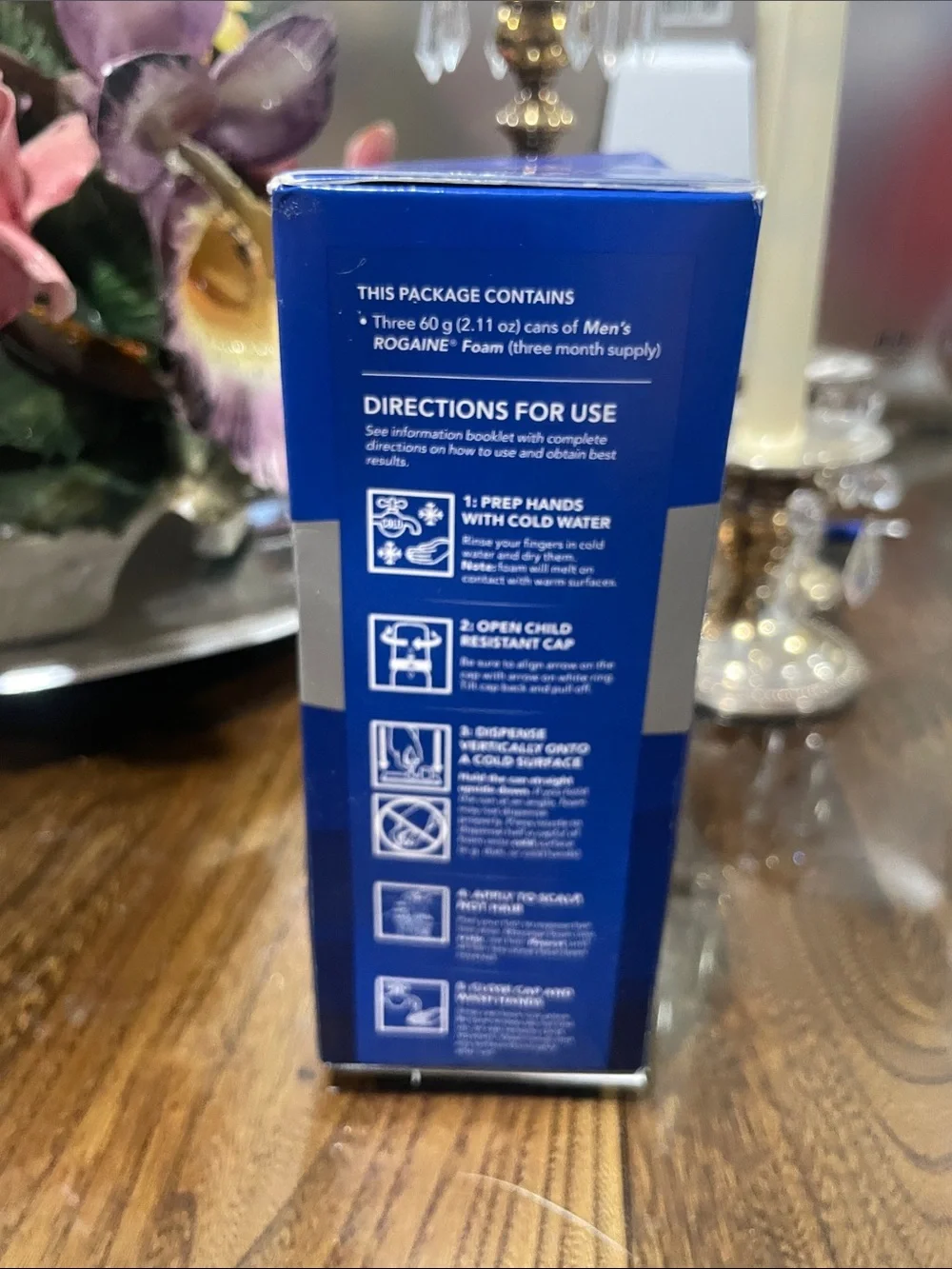 Men's Rogaine 5%  Set of 3 Minoxidil Hair Regrowth Treatment Foam